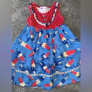 Tessa’s Trunk - 3t - boutique rocket pop, Fourth of July dress